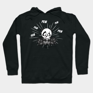 PEW PEW PEW Gaming Panda Gamer with Controller Hoodie